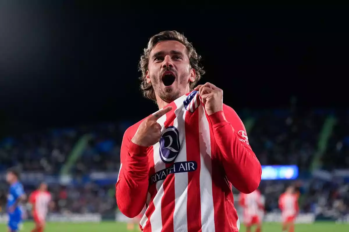 Image of Antoine Griezmann with Atlético de Madrid