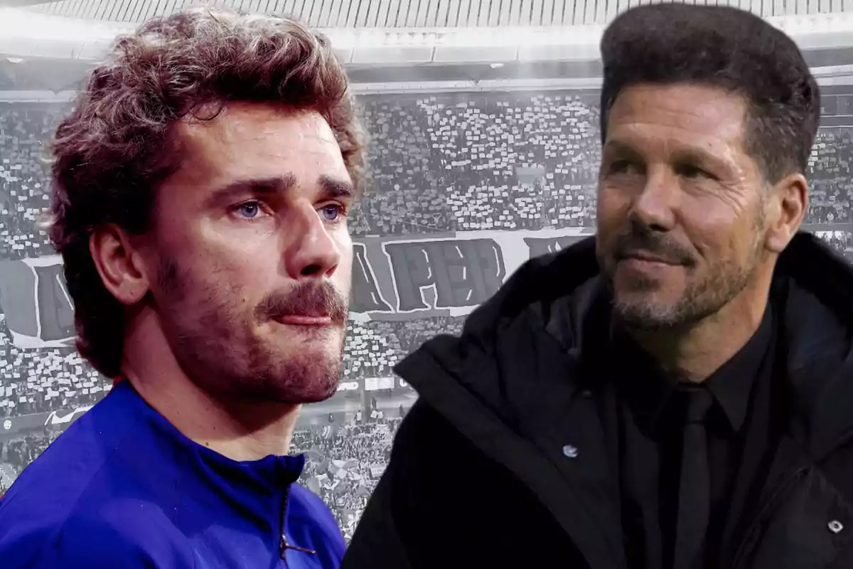 Antoine Griezmann and Simeone