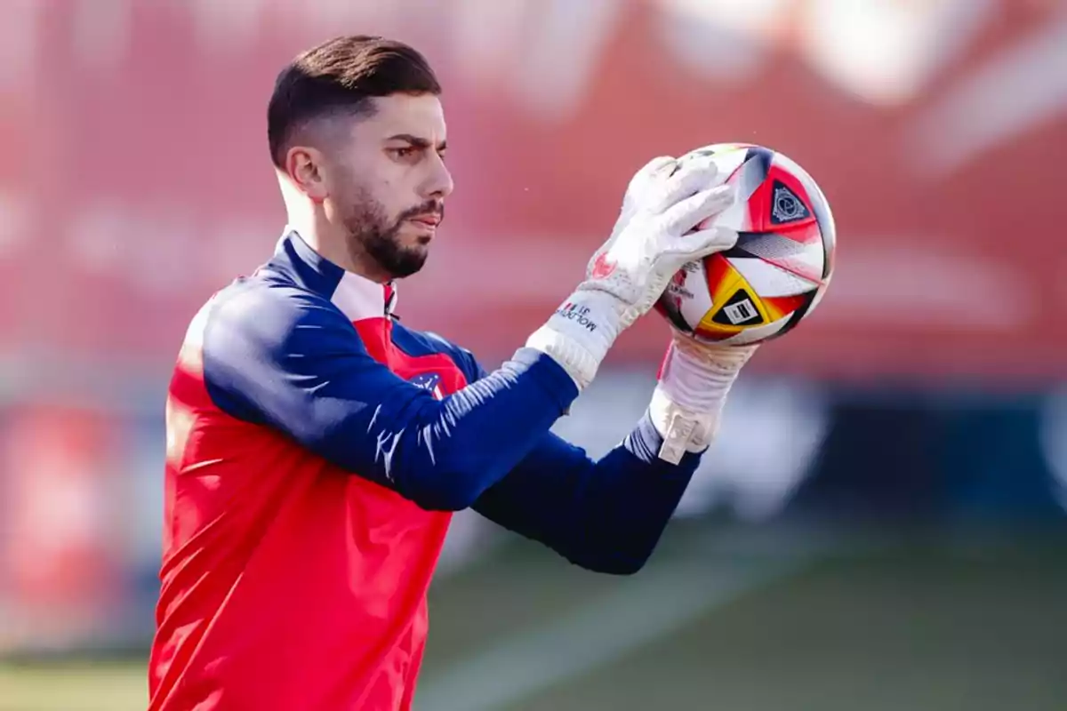 Moldovan in training with Atlético de Madrid