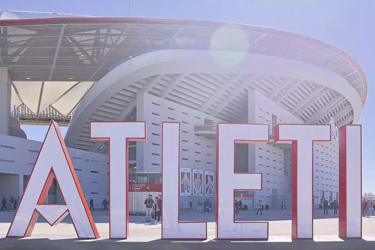 Name of the Atlético de Madrid club outside the Metropolitano stadium