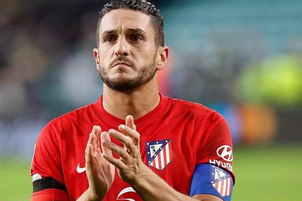 Image of Koke in an Atlético de Madrid match