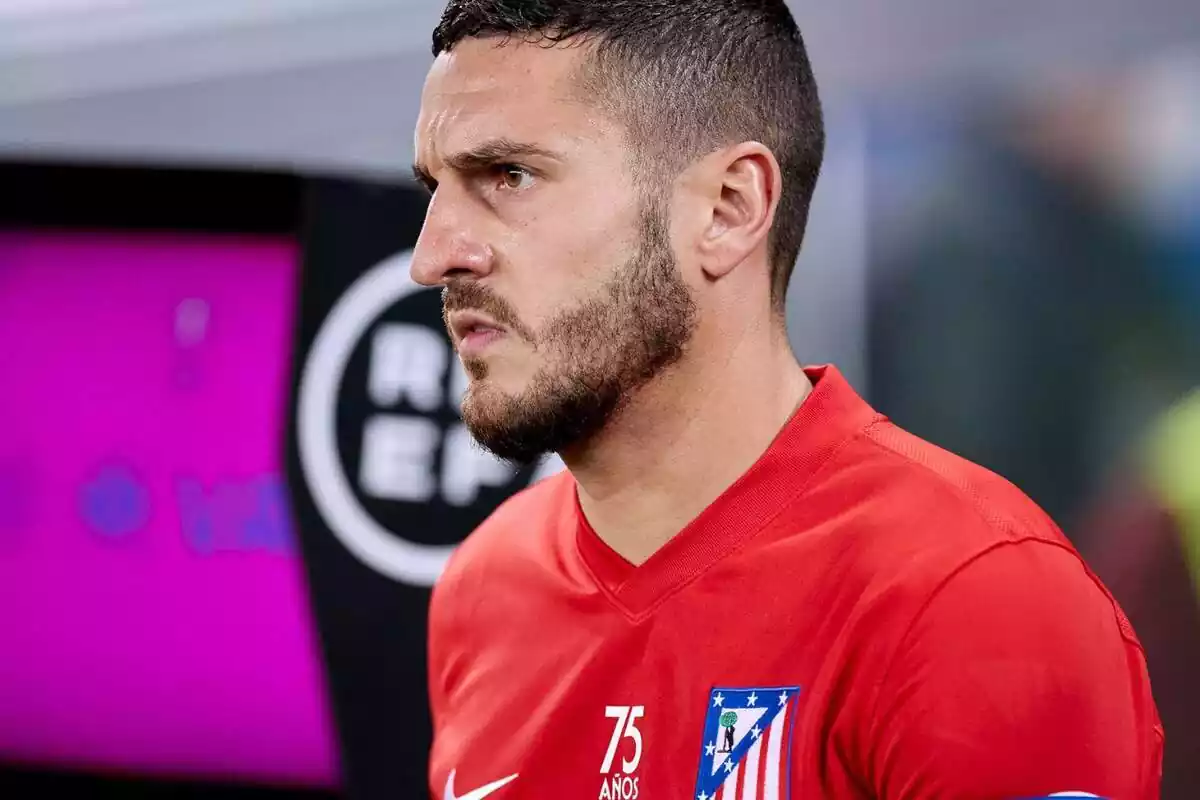 Image of Koke with Atlético de Madrid