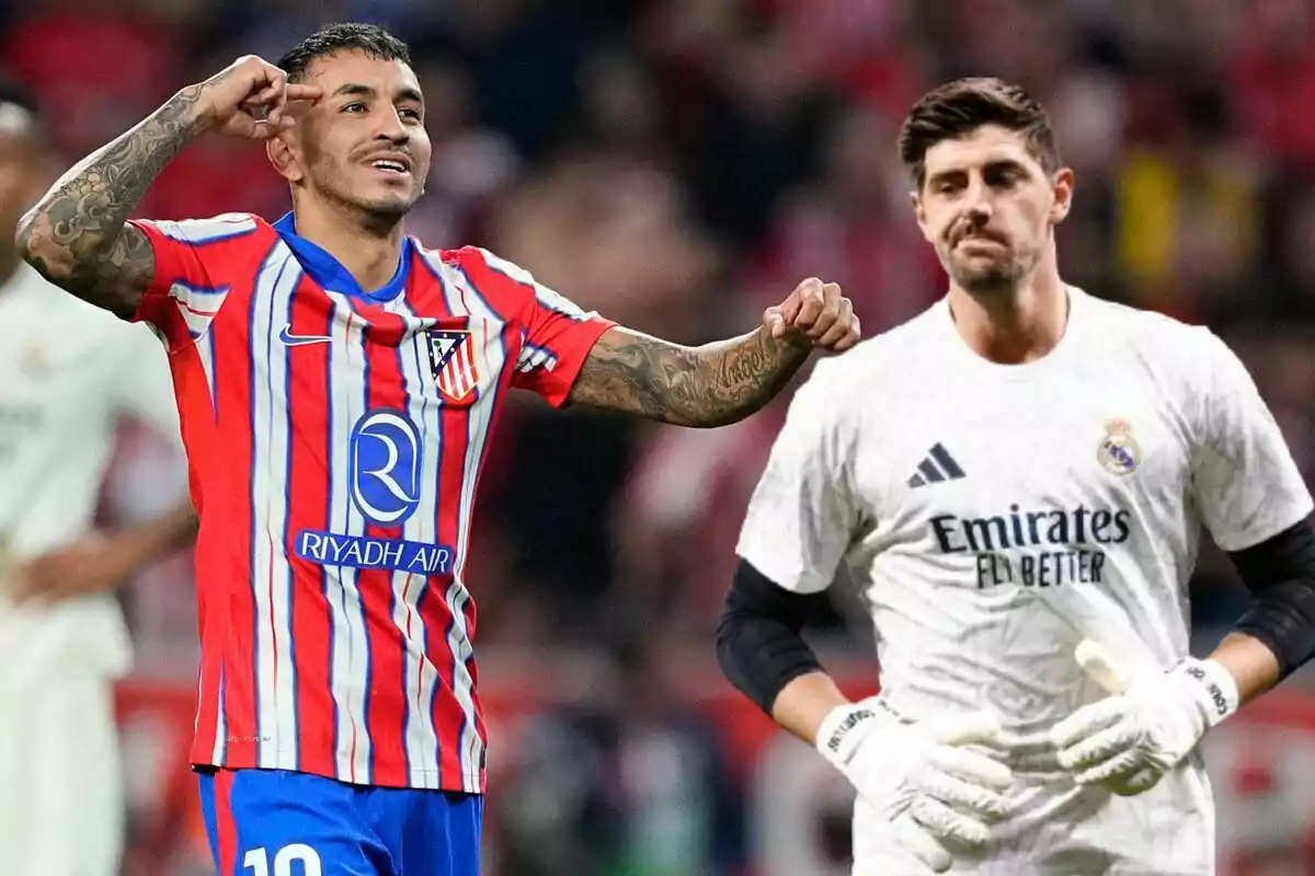 Angel Correa gave his opinion on the controversy with Courtois