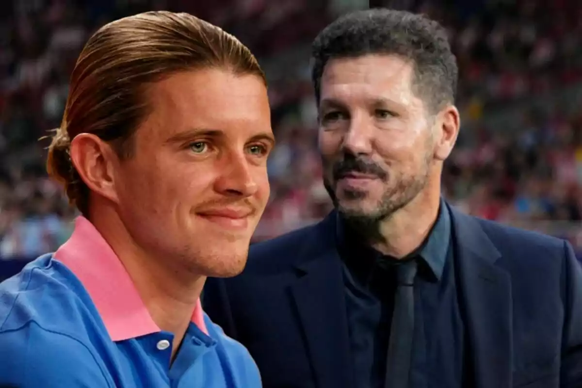 Conor Gallagher is very grateful to Simeone and Atlético de Madrid