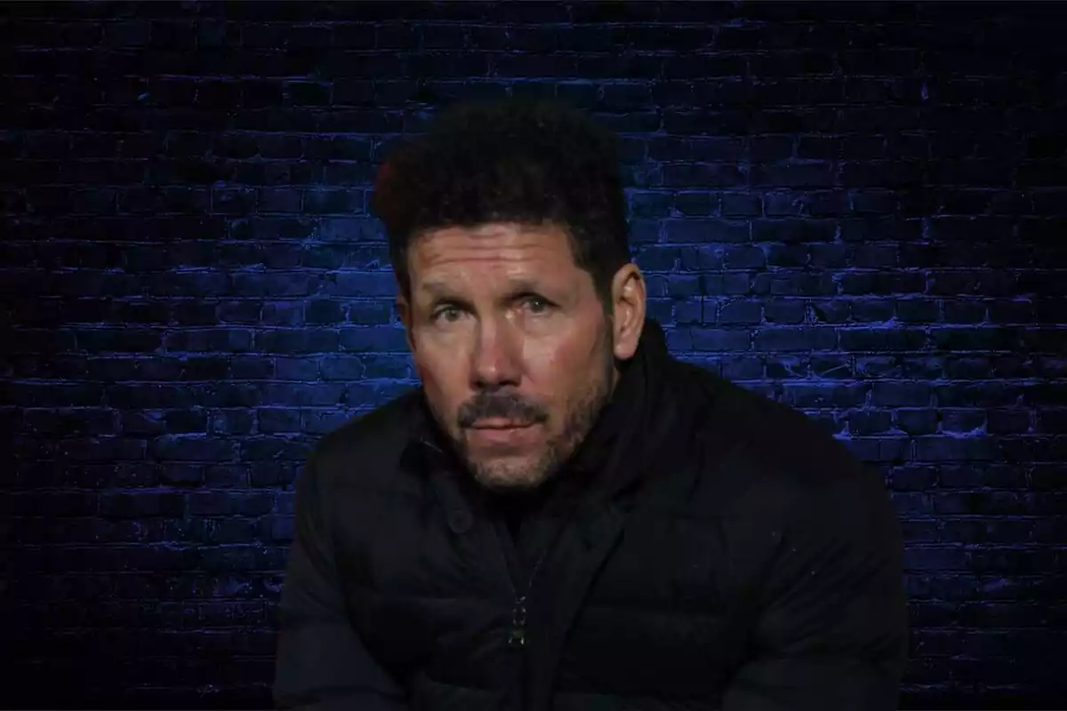 Image of Simeone in a montage with a wall